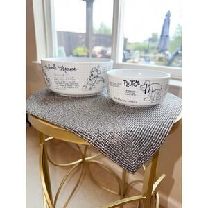 Disney Animator Sketch Bowl Set Minnie Mouse & Pluto – Don Towsley 1937